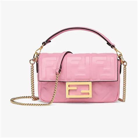 fendi baguette pale pink.